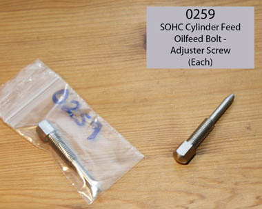 SOHC Crankcase bolt adjuster screw